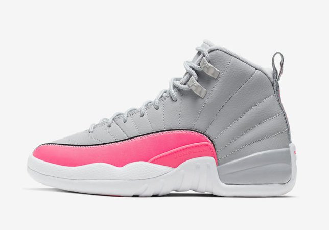 Jordan 12 GS Grey Pink (Racer Pink) • KicksOnFire.com