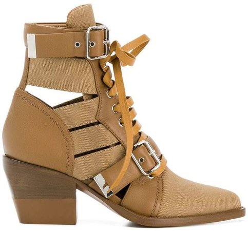 multi strap ankle boot