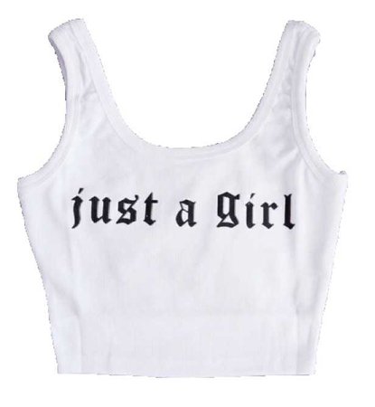 that insta girl just a girl crop top