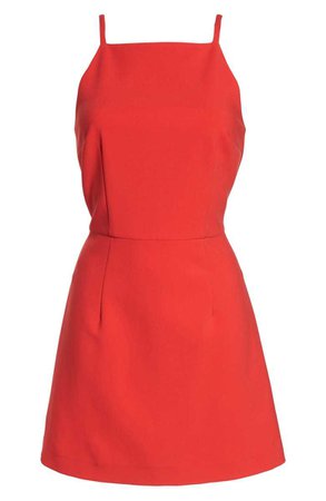 French Connection | Whisper Light Sheath Dress in Shanghai Red