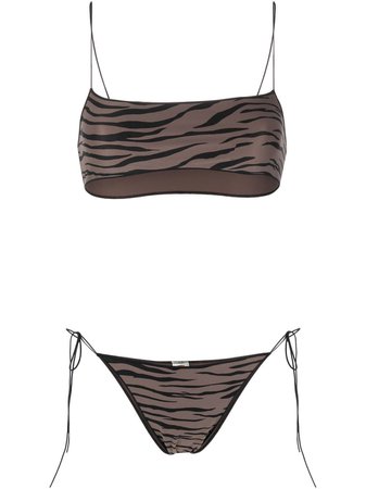 TROPIC OF C C zebra-print Bikini Set - Farfetch