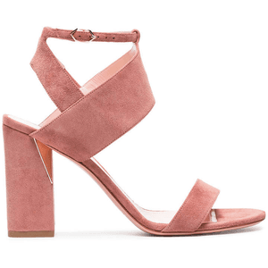 Pink Eva 90 suede sandals