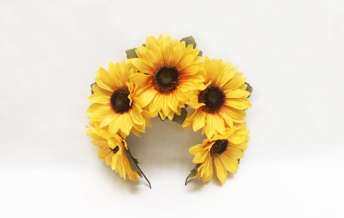 sunflower crown