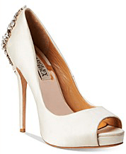 cream High heel sandals