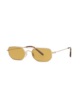 gold & green Oliver Peoples Indio sunglasses