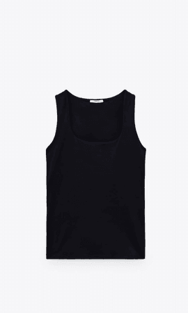 Zara Stretch Vest: Black
