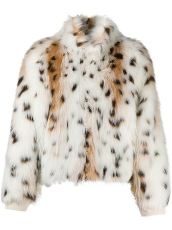 Jejia Animal Print faux-fur Jacket - Farfetch