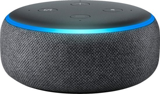 Amazon Echo Dot (3rd Gen) Smart Speaker with Alexa Charcoal B07FZ8S74R/B0792KTHKJ - Best Buy