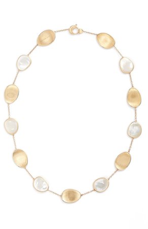 Lunaria Mother-of-Pearl Collar Necklace