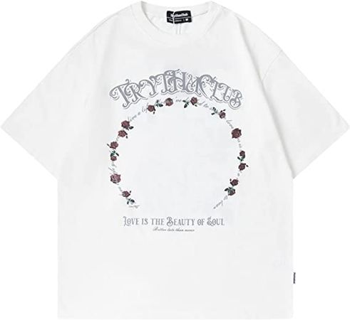 Graphic Tees for Women Vintage Trendy Oversized Fairy Grunge Clothes Alt Emo T Shirts Gothic Harajuku Streetwear at Amazon Women’s Clothing store