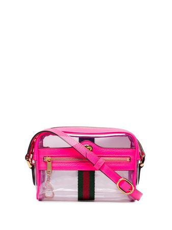 Gucci Ophidia Transparent Mini Bag 517350960AG Pink | Farfetch