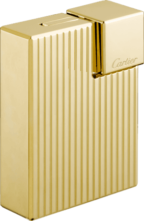 CRCA120209 - Gadroon motif lighter - Yellow metal, golden finish - Cartier
