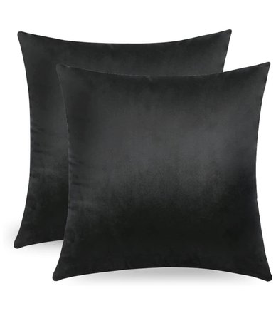 Black pillow