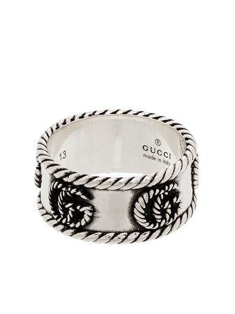 Gucci GG Marmont braided-detail ring - FARFETCH