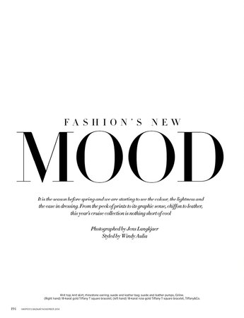 Fashion's new mood