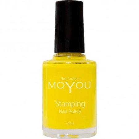 MoYou Stamping Nail Art - Special Nail Polish - Yellow 12ml