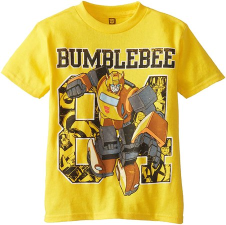 Amazon.com: Transformers Little Boys' Short Sleeve T-Shirt Shirt, Yellow, 5/6: Clothing