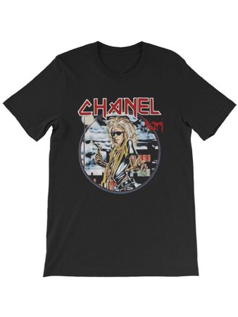 inspired Chanel graphic T-shirt