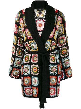 Alanui crochet mid-length cardi-coat $5,982 - Buy Online - Mobile Friendly, Fast Delivery, Price