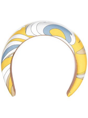Shop Emilio Pucci abstract-print headband with Express Delivery - FARFETCH
