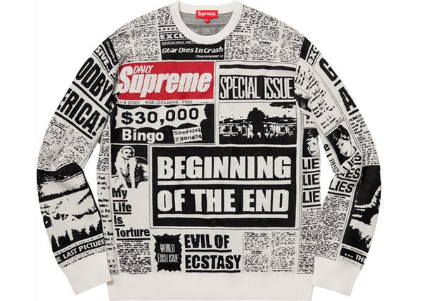 newsprint sweater