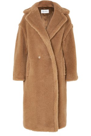 Max Mara | Teddy Icon camel hair and silk-blend coat | NET-A-PORTER.COM