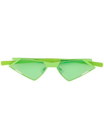 Gentle Monster Scon Gr1 Sunglasses SCONGR1 Green | Farfetch