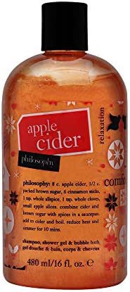 Amazon.com: philosophy apple cider shampoo, shower gel & bubble bath, 16 oz : Beauty & Personal Care