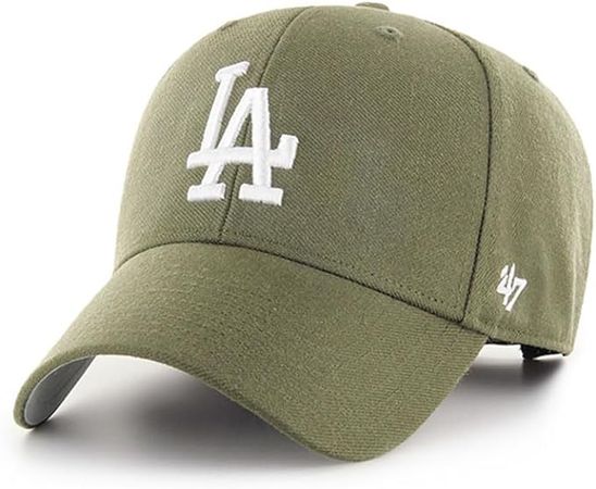 Amazon.com: '47 Los Angeles Dodgers MVP Adjustable Sandalwood Green Hat : Sports & Outdoors