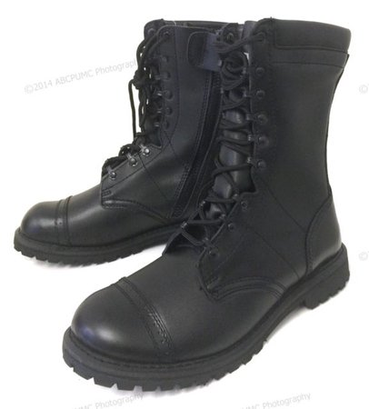 men’s black boots