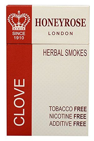 Honeyrose "Clove" Tobacco Free Nicotine Free Herbal Cigarettes