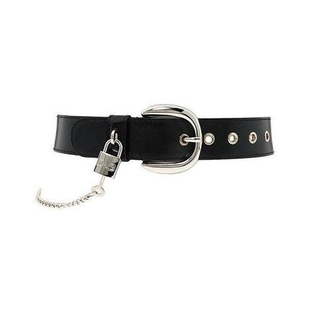 black chain belt