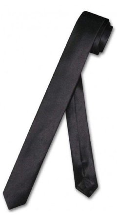 black neck tie