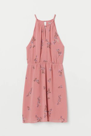 Patterned Dress - Pink