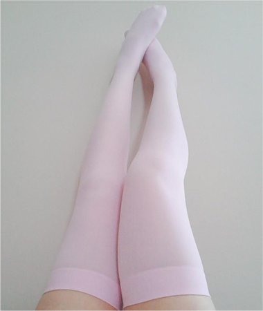 pink thigh high