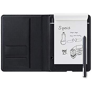 Wacom Bamboo Folio Digital Notepad A5 (Half Letter Size) - Small Portfolio Notebook with Digitisation Technology incl. Stylus with Ballpoint Pen - Compatible with Android and Apple: Amazon.co.uk: Computers & Accessories