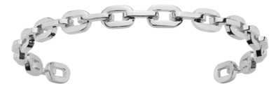Silver chain link choker