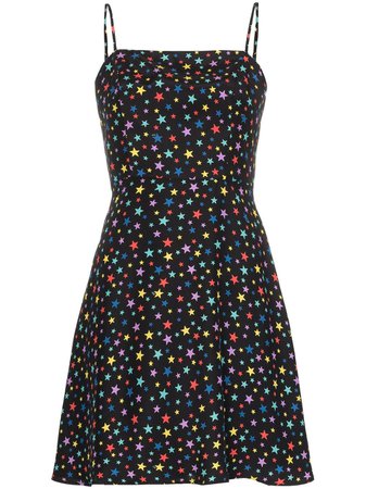 HVN Nora Star Print Mini Dress - Farfetch