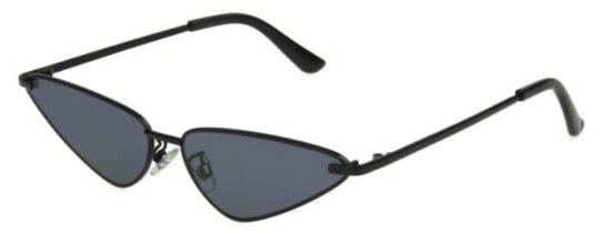 Black “Cat” Eye Sunglasses