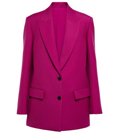 Valentino - Wool and silk blazer | Mytheresa