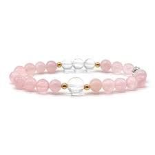 pink bead crystal bracelet - Google Search