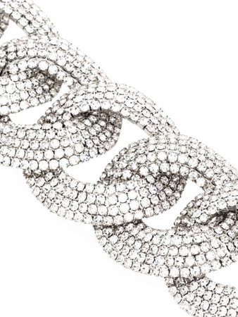 Alessandra Rich Embellished Chain Necklace - Farfetch