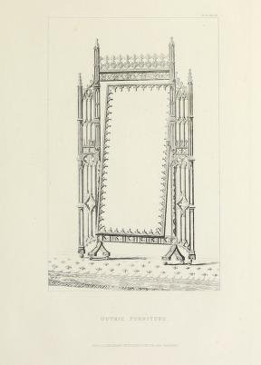Pugin's Gothic furniture : Pugin, Augustus, 1762-1832 :