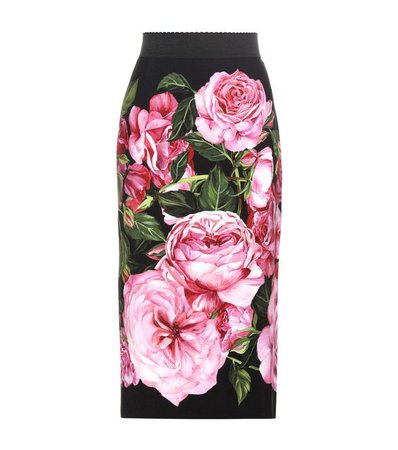 Dolce & Gabbana - Printed pencil skirt