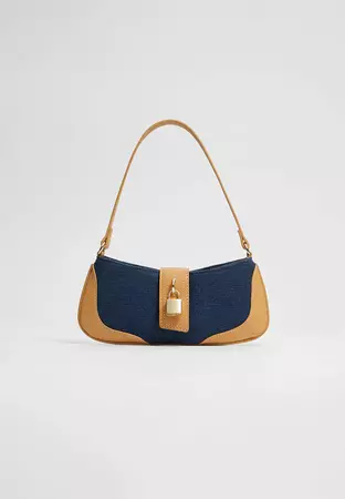 Denim shoulder bag - Women's fashion | Stradivarius United States