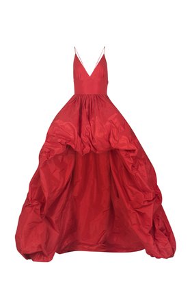Pispirispi High-Low Silk Taffeta Gown By Leal Daccarett | Moda Operandi
