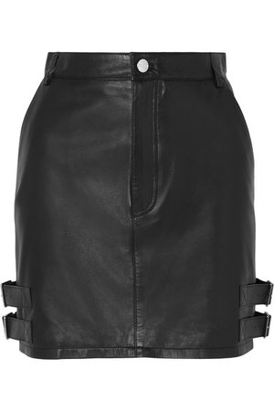 Altuzarra | Lawrence buckled leather mini skirt | NET-A-PORTER.COM