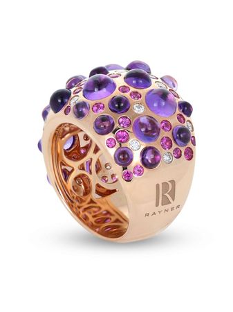 RODNEY RAYNER 18kt Rose Gold Bubble Ring - Farfetch