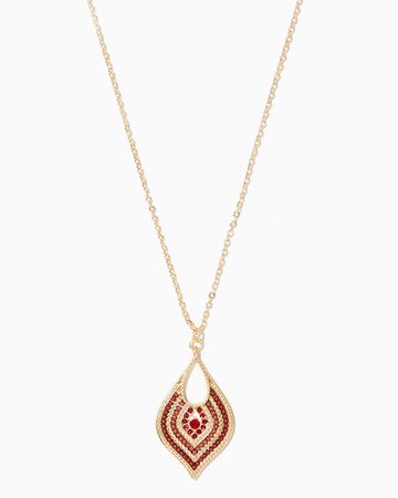 Red Gold Necklace