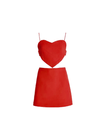 Mach & Mach Crepe Red Mini Dress (Dei5 edit)